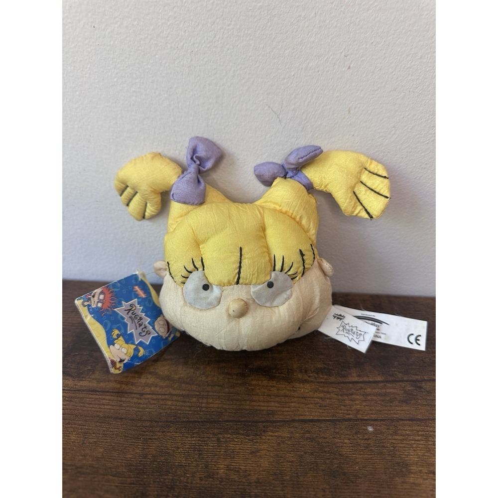 Vintage 1998 Rugrats Angelica Pickles Beanbag Plush Play-By-Play Nickelodeon Tag - Picture 7 of 8